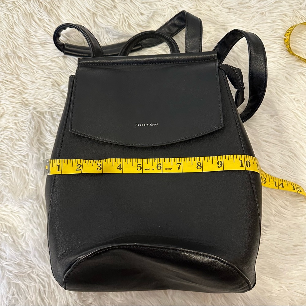 Pixie Mood Black Leather Back Pack - image 3